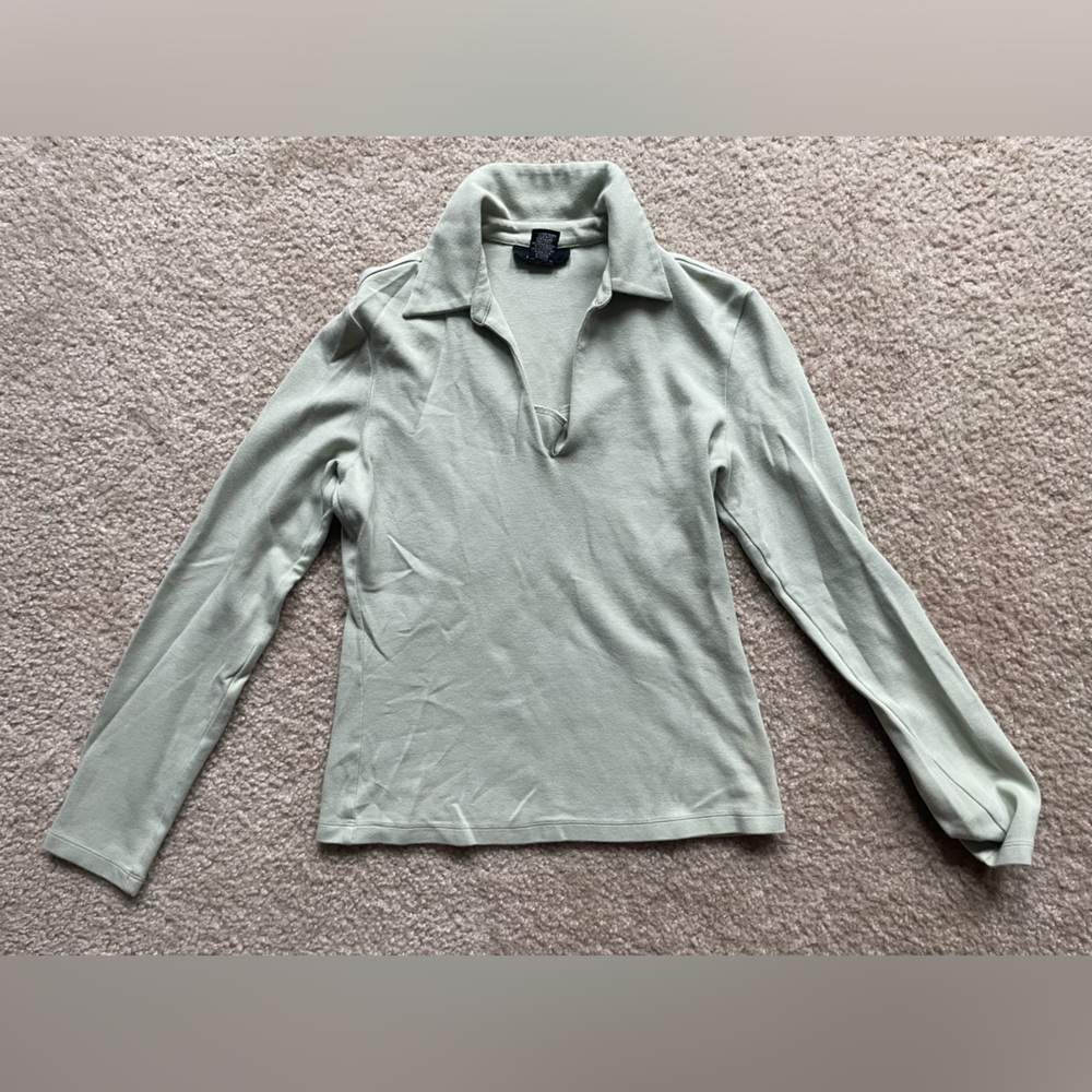 2000s Express Green Long Sleeve